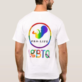 LGBTQ プロライフ Tシャツ