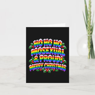 LGBTQ+ ホモサピエンス クリスマスカード カード