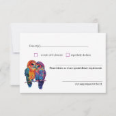 LGBTQ+ラブリーシンプル予算永遠の団結 出欠カード (裏面)