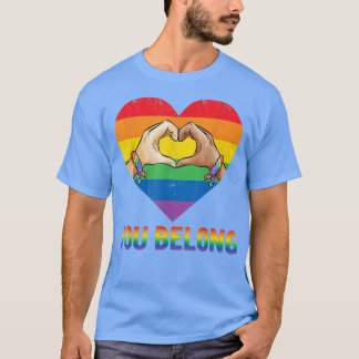 LGBTQ+レインボーゲイプライドLGBT Tシャツ