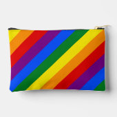 LGBTQ+レインボーストライプフラグプライド月 –  アクセサリーポーチ (裏面)