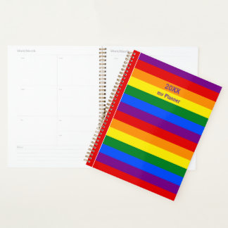 LGBTQ+レインボーストライプフラグプライド月 –  プランナー手帳
