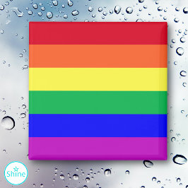 LGBTQ+ レインボーフラッグ ゲイプライドフラッグ レインボーストライプ マグネット