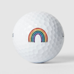 LGBTQ レインボーフラッグ ゲイプライド LGBT アウェアネス アライ ゴルフボール