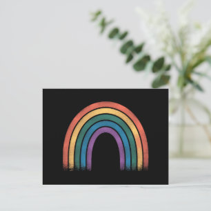 LGBTQ レインボーフラッグ ゲイプライド LGBT アウェアネス アライ ポストカード