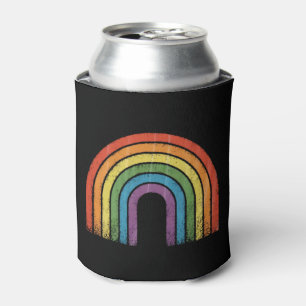 LGBTQ レインボーフラッグ ゲイプライド LGBT アウェアネス アライ 缶クーラー