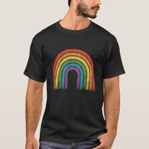 LGBTQ レインボーフラッグ ゲイプライド LGBT アウェアネス アライ Tシャツ
