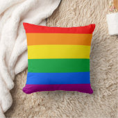 LGBTQ+ レインボープライドフラグ クッション (ブランケット)