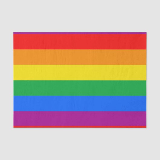 LGBTQ+ レインボープライドフラグ 薄葉紙 (正面)