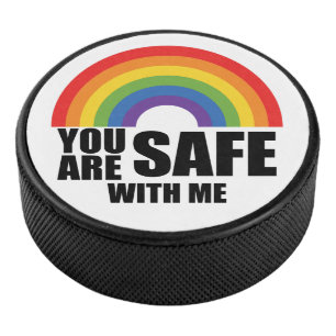 LGBTQ レインボープライド 私と一緒にいれば安心  アイスホッケーパック