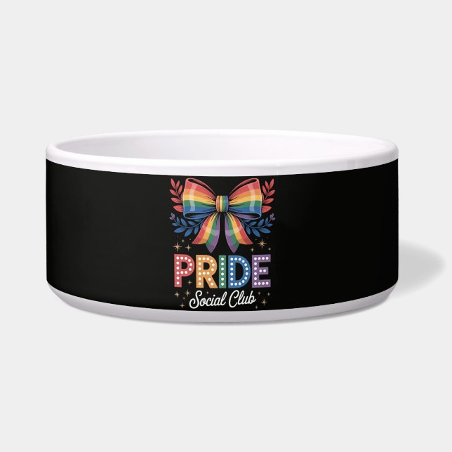 LGBTQ レインボーリボン ボウル (正面)