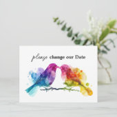 LGBTQ+レインボーロブバードの日付を変更する エンクロージャーカード (スタンド正面)