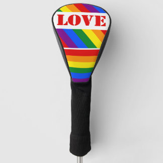 LGBTQ+レインボー国旗とプライド月への愛 –  ゴルフヘッドカバー