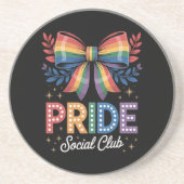LGBTQ レインボー ボウ コースター (正面)