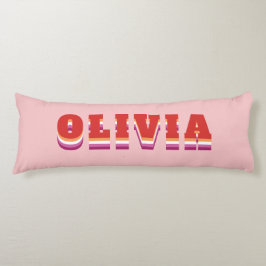 LGBTQ レインボー レズビアン プライド フラグ カスタム ネーム ボディピロー