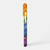 LGBTQ レインボー 大理石  iPhoneケース (左側面)