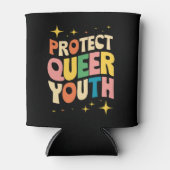 LGBTQ レズビアン ゲイ トランスジェンダー 保護 缶クーラー (正面)