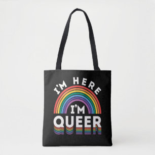 LGBTQ レズビアン・ゲイ プライド レインボー トートバッグ