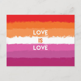 LGBTQ レズビアン プライド ポストカード