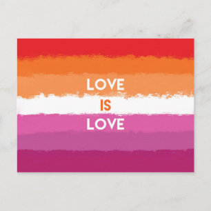 LGBTQ レズビアン プライド ポストカード