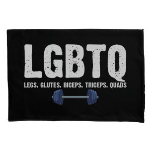 LGBTQ レッグス グルーツ バイセップス トリセップス クワッド ジム ラバー 枕カバー