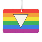 LGBTQ+三角形とレインボープライド カーエアーフレッシュナー (裏面)