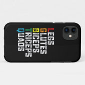 LGBTQ 下半身 二の腕 三頭筋 大腿四頭筋 面白いジム Case-Mate iPhoneケース (裏面(横))