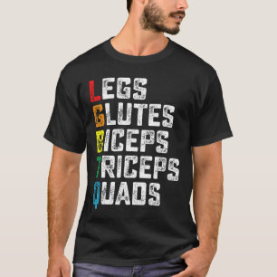 LGBTQ 下半身 二の腕 三頭筋 大腿四頭筋 面白いジム Tシャツ