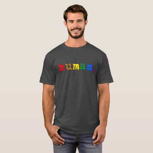 LGBTQ+人間 Tシャツ (正面フル)