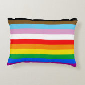 LGBTQ+ 包括的プライドフラグ アクセントクッション (裏面)