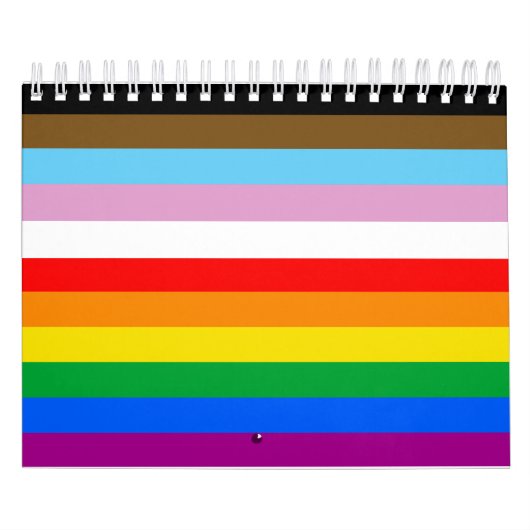 LGBTQ+ 包括的プライドフラグ カレンダー (カバー)