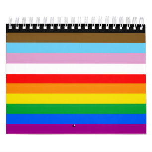 LGBTQ+ 包括的プライドフラグ カレンダー