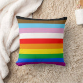 LGBTQ+ 包括的プライドフラグ クッション (ブランケット)