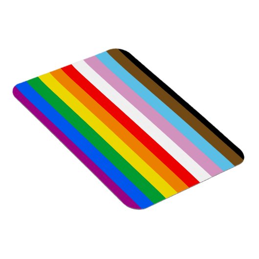LGBTQ+ 包括的プライドフラグ マグネット (右側)