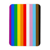 LGBTQ+ 包括的プライドフラグ マグネット (縦)