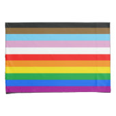 LGBTQ+ 包括的プライドフラグ 枕カバー (正面右)