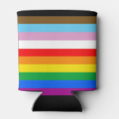LGBTQ+ 包括的プライドフラグ 缶クーラー (裏面)
