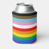 LGBTQ+ 包括的プライドフラグ 缶クーラー (缶裏面)
