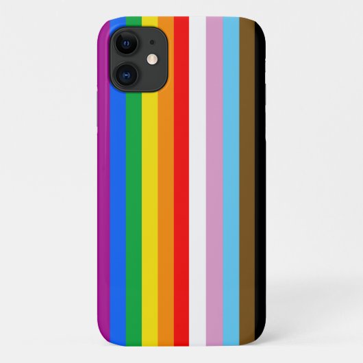 LGBTQ+ 包括的プライドフラグ Case-Mate iPhoneケース (裏面)
