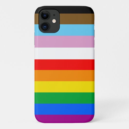 LGBTQ+ 包括的プライドフラグ Case-Mate iPhoneケース (裏面)