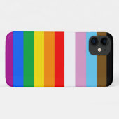 LGBTQ+ 包括的プライドフラグ Case-Mate iPhoneケース (裏面(横))