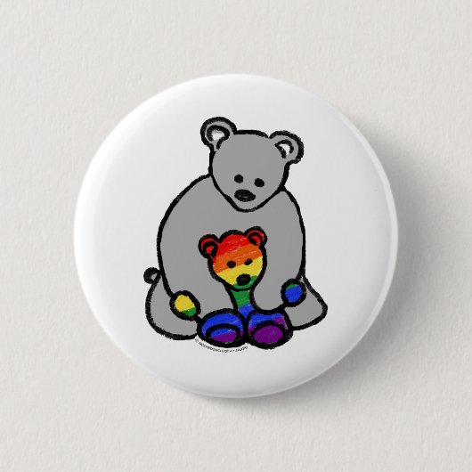 LGBTQ+同盟 缶バッジ (正面)