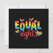 LGBTQ – 同等の権利 – レインボーカラー (正面)