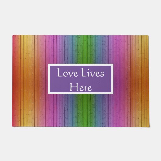 LGBTQ+形式 ドアマット (正面)