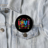LGBTQ – 愛と愛のための全て 缶バッジ (インサイチュ)