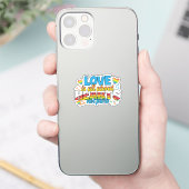 LGBTQ – 愛はハート シール (スマートフォン)