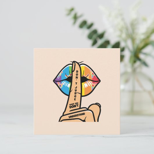 LGBTQ – 理解できないものを判断してはいけない (スタンド正面)