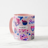 LGBTQ+肯定マグカップ マグカップ (正面左)