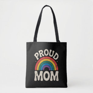 LGBTQ 自豪な母 ゲイプライド レインボー 母の日 トートバッグ