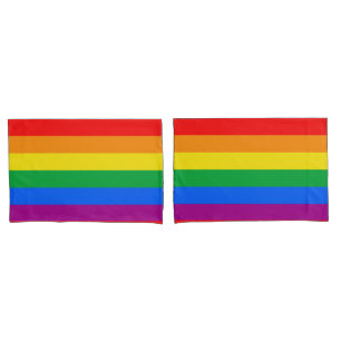 LGBTQ+虹のプライド旗 枕カバー